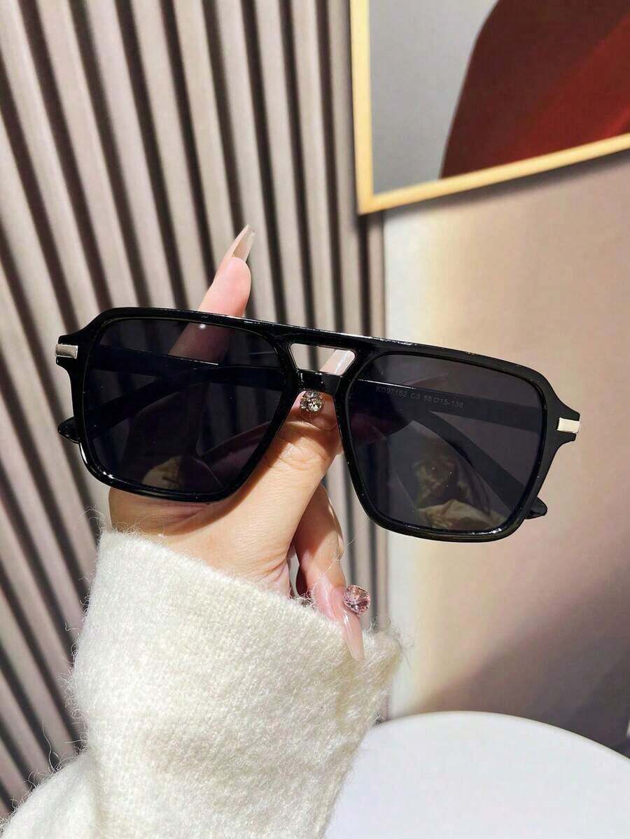 Fashion Double Bridge Aviator  - Sunglasses Aviator Polarized ulasan dan harga