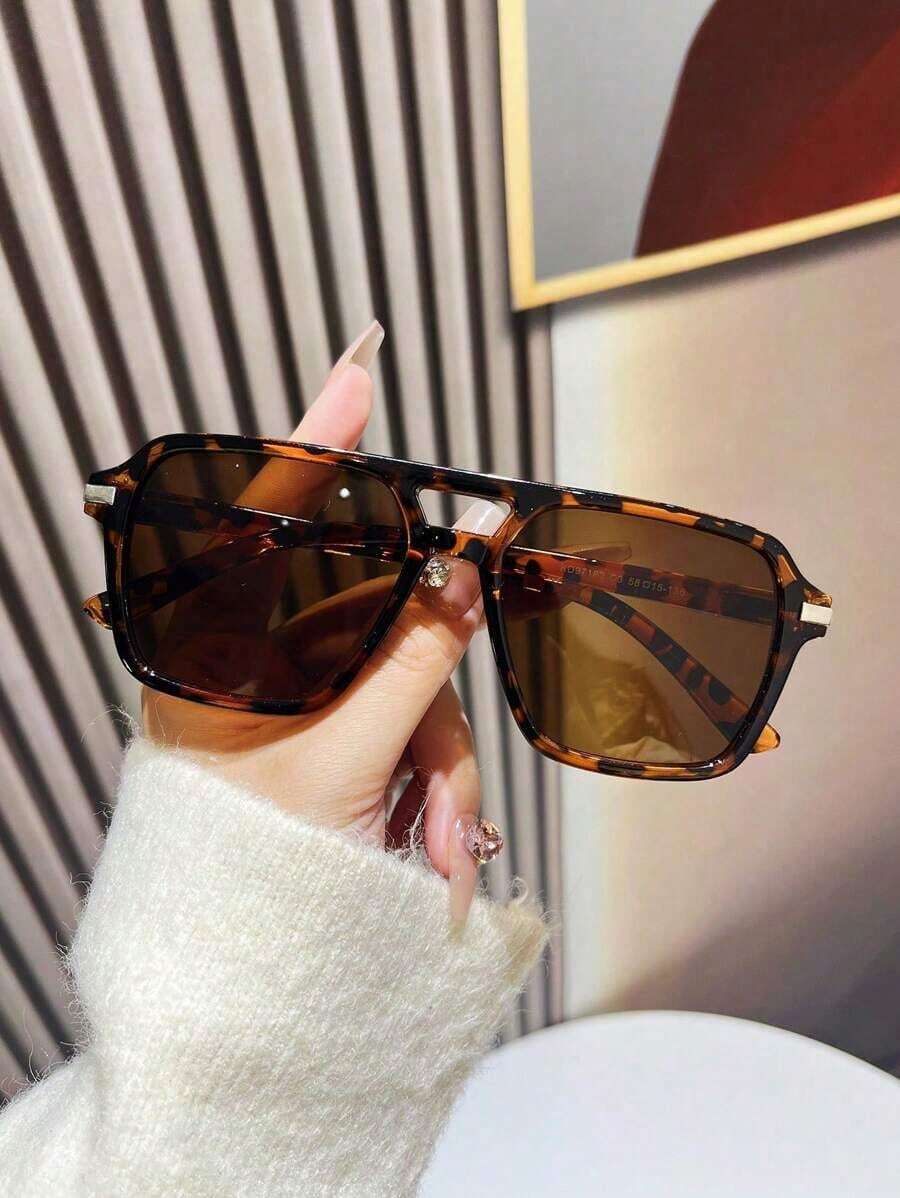 Fashion Double Bridge Aviator  - Sunglasses Aviator Polarized ulasan dan harga