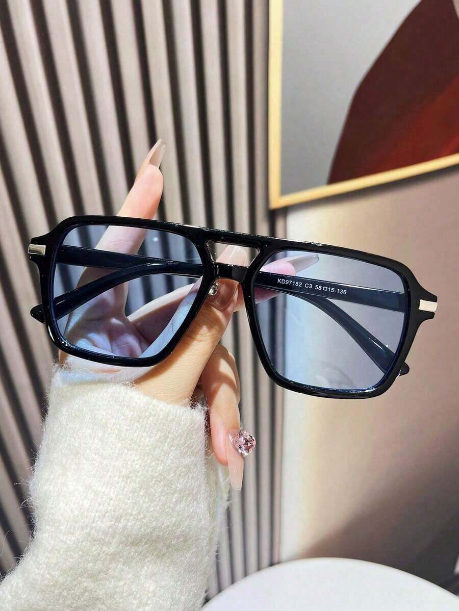 Fashion Double Bridge Aviator  - Sunglasses Aviator Polarized ulasan dan harga
