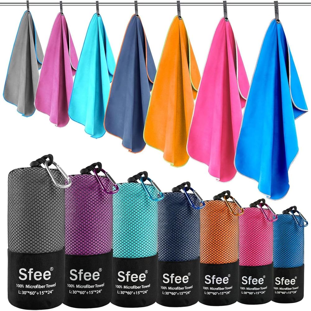 Compact Large Absorbent Travel - Beach Towel Large ulasan dan harga