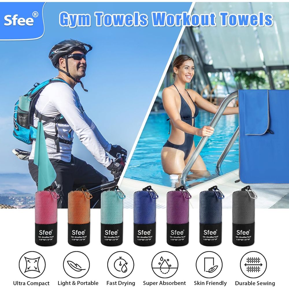 Compact Large Absorbent Travel - Beach Towel Large ulasan dan harga