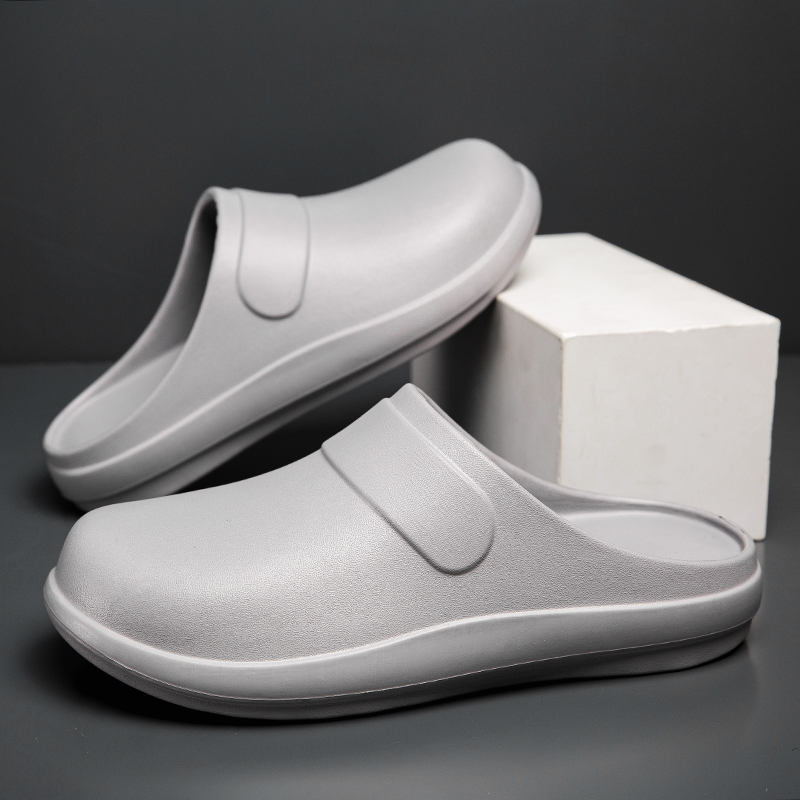 YUYIN Men Women EVA Chef Shoes - Flip Flop Leather Men ulasan dan harga