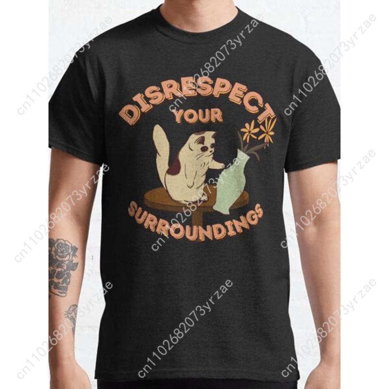 Funny Cats Punk Memes Casual T - Linen Shirt Breathable ulasan dan harga